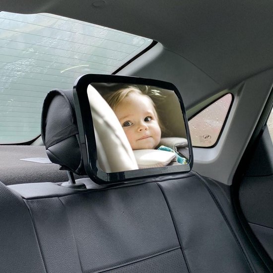 Munching As breed Baby & kids verstelbare spiegel voor in de auto - baby spiegel auto -... |  bol.com