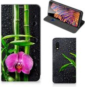 Hoesje Samsung Xcover Pro Wallet Bookcase Orchidee