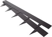 Multi-Edge kantopsluiting Zwart Gecoat 100x17,5 cm - per 10 stuks
