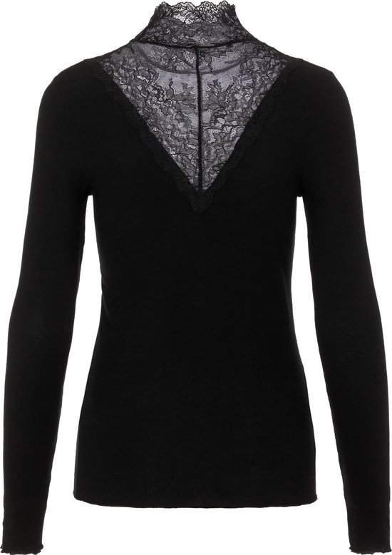 Pieces PCNICCA SS O-NECK TOP NOOS - T-shirts basic - black/sort