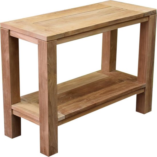 Legno side table 100x42xH75 cm teak | bol.com
