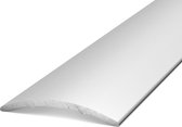 Aluminium dorpelprofiel zelfklevend - rond - 30mm x 2,70m ((Zilver/Grijs)