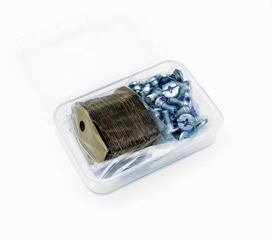 Mesjes voor Gardena robotmaaier - Husqvarna automower - 30st - titanium coat - plastic box - Megoo® van Megoo® — afbeelding 5