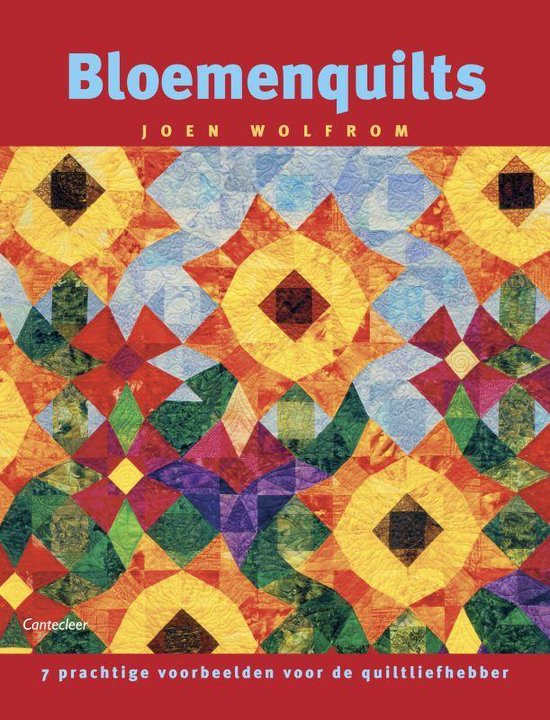 Cover van het boek 'Bloemenquilts' van J. Wolfrom