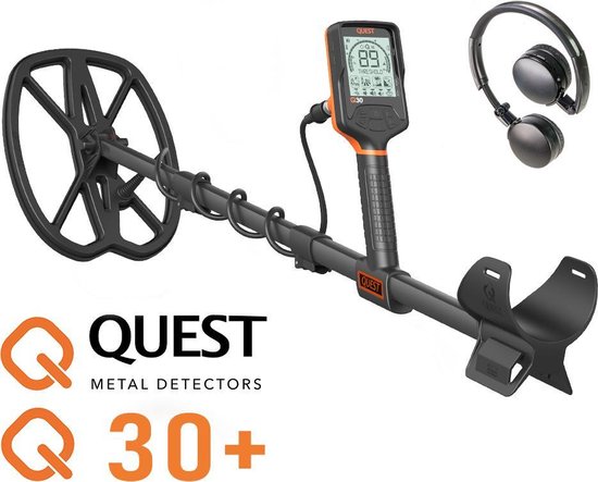 Quest Q30 + waterdichte metaaldetector