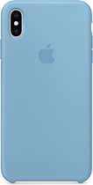 Apple Hoesje Siliconen Geschikt voor iPhone Xs Max - Apple Silicone Backcover smartphone - blauw