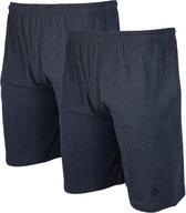 2-Pack Donnay Ess. joggingshort Roy - Sportshort - maat XXL - Deep Blue marl (071)