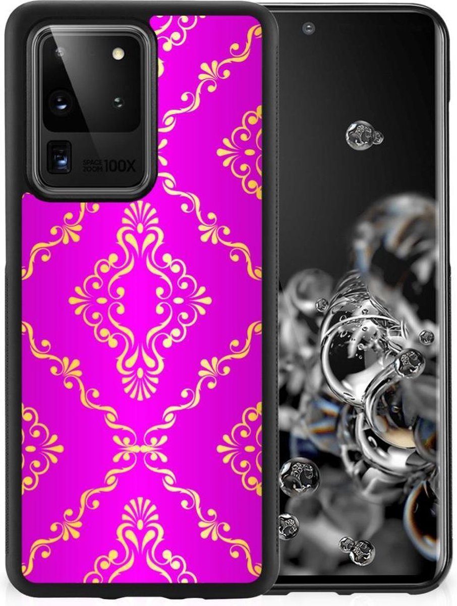 Hoesje TPU Samsung Galaxy S20 Ultra Barok Roze