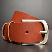 Giuliano Uomo Heren Broekriem Cognac 130 cm