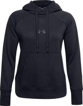 Under Armour Rival Fleece Metallic Hoodie Sporttrui Dames - Maat L