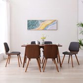 Eetkamerstoelen set 6 stuks  (Incl LW anti kras viltjes) - Eetkamer stoelen - Extra stoelen voor huiskamer - Dineerstoelen – Tafelstoelen