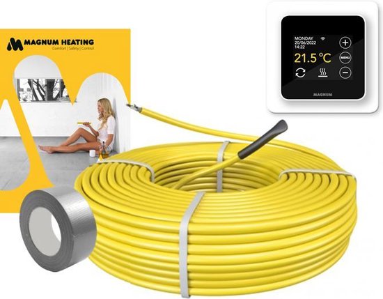 serie functie Bovenstaande MAGNUM Cable - Set 194,1 m¹ / 3300 Watt, Elektrische Vloerverwarming |  bol.com