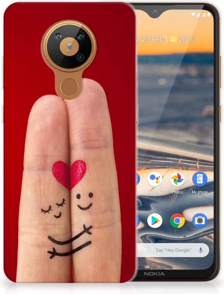 Nokia 5.3 Silicone Back Cover Liefde - Origineel Romantisch Cadeau