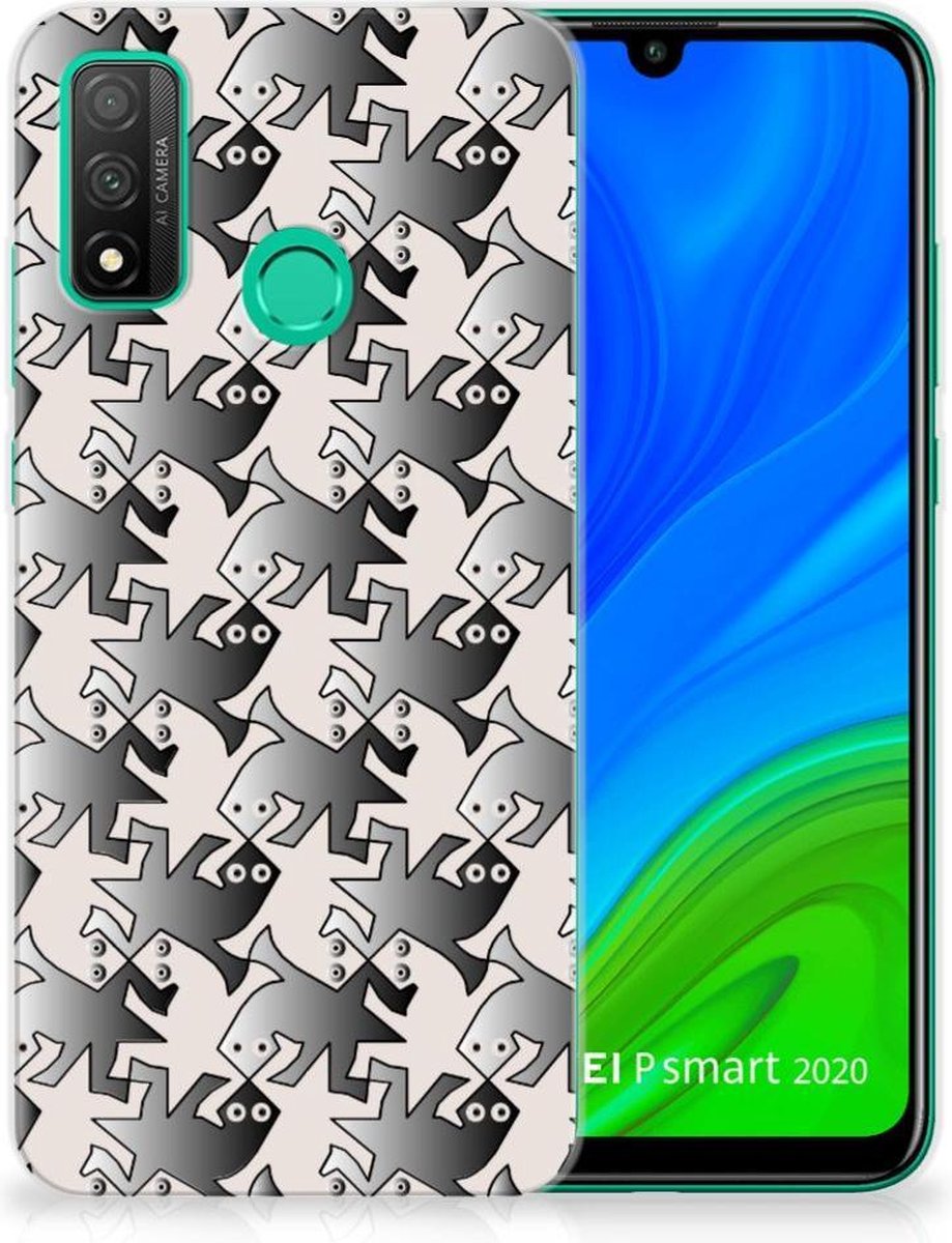 Huawei P Smart 2020 TPU Hoesje Salamander Grey