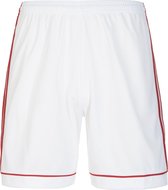 Adidas Squadra 17 Short (zonder Binnenslip) - Wit / Rood | Maat: L