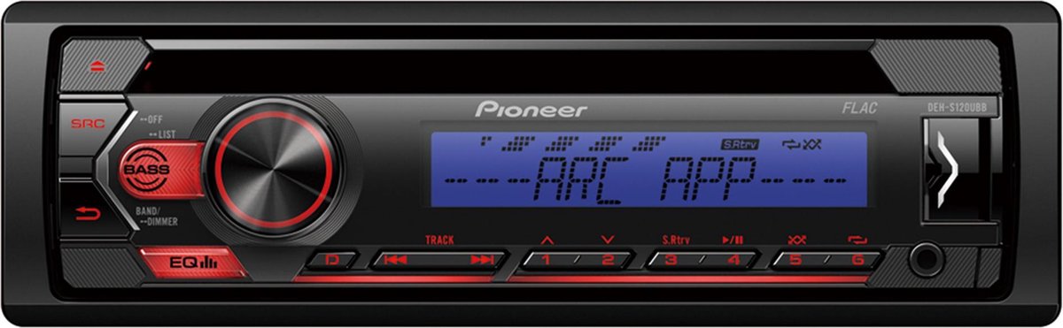 Pioneer DEH-S120UBB CD-Tuner/AUX/USB (blau)
