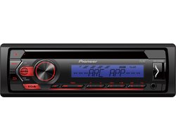 Pioneer DEH-S120UBB – 1-DIN autoradio met CD-speler, USB & AUX – 5-bands equalizer – 4×50 W