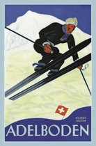 Wandbord - Ski Resort Adelboden - Zwitserland