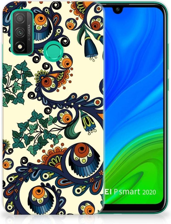 Hoesje maken Huawei P Smart 2020 Telefoonhoesje met Naam Barok Flower |  bol.com