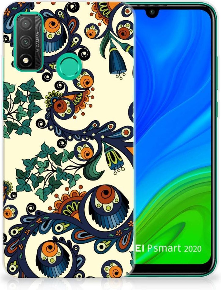 Siliconen Hoesje Huawei P Smart 2020 Barok Flower