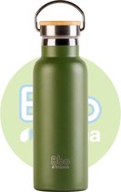 Irisana Botella Bbo Termo Con Tapon Bambu 500ml Acero