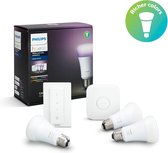 Philips Hue Starterspakket - White and Color Ambiance - Met dimmer switch - E27