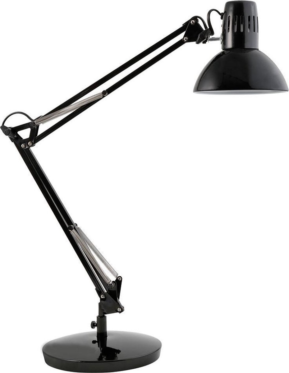 ALBA - Architectenlamp - Zwart - Metaal - 6 Watt
