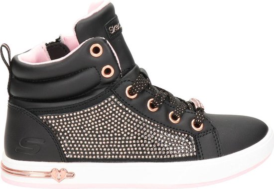 Skechers Street Los Angeles meisjes sneaker - Zwart - Maat 33 | Bestel nu!