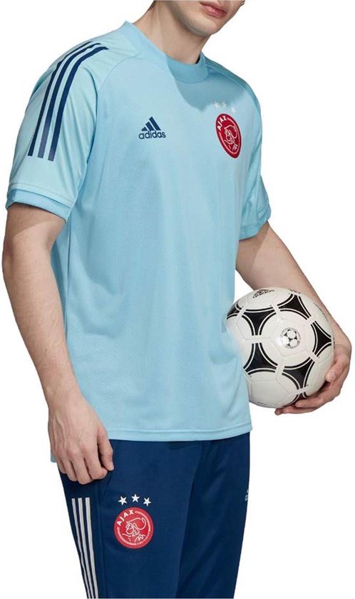 samenvoegen Aap Bonus adidas Ajax Training Shirt 2020-2021 Mannen - IJsblauw - Maat M | bol.com