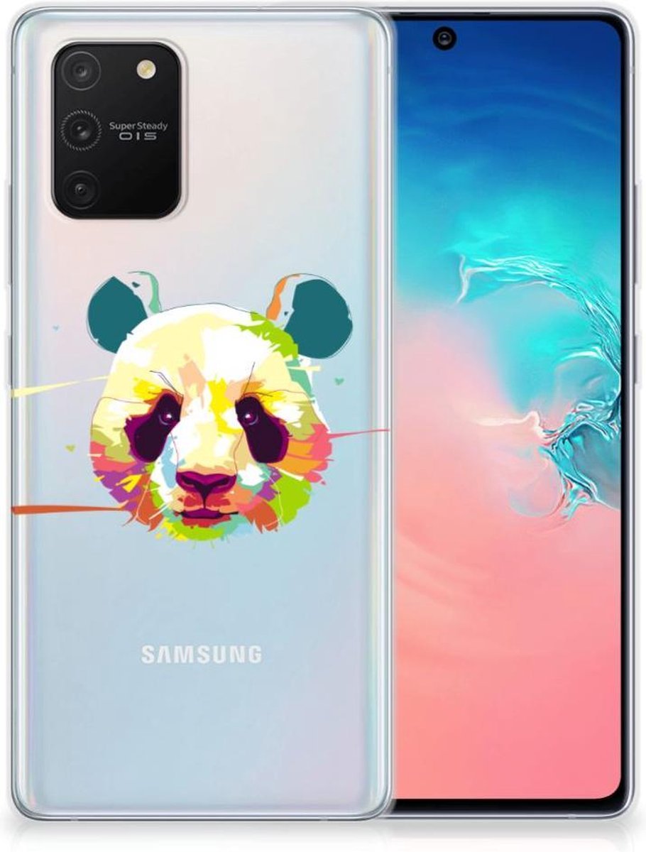 Samsung Galaxy S10 Lite Telefoonhoesje met Naam Panda Color
