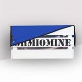 Ohmiomine Transporter Fietskrat Wit inclusief Koningsblauwe  Afdekhoes