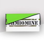 Ohmiomine Transporter Fietskrat Wit inclusief Appeltjesgroen Afdekhoes