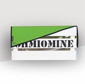 Ohmiomine Transporter Fietskrat Wit inclusief Dennengroen Afdekhoes