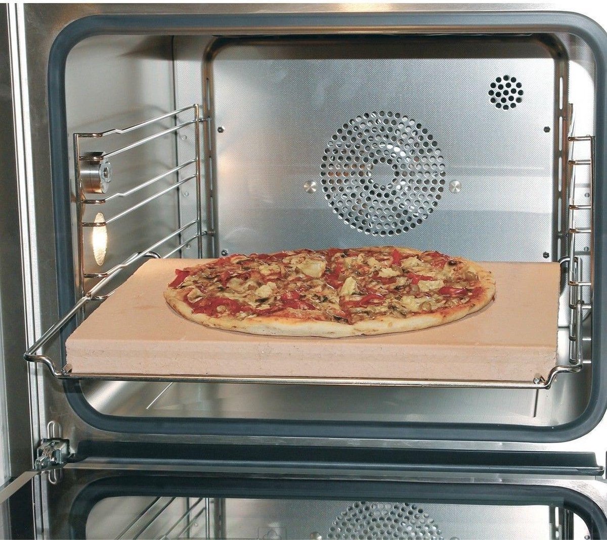 Pizzasteen 40x30x3 cm Voor de lekkerste pizza uit Oven of BBQ | bol.com