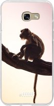 Samsung Galaxy A5 (2017) Hoesje Transparant TPU Case - Macaque #ffffff