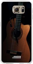 Samsung Galaxy S6 Hoesje Transparant TPU Case - Guitar #ffffff