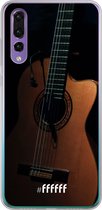 Huawei P30 Hoesje Transparant TPU Case - Guitar #ffffff