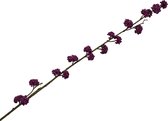 Silk-ka Kunstbloem-Zijden Bloem-Bessentak Callicarpa Zijde Paars-Roze 105 cm