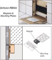 Schlüter-Rema Magnet Bath Frame Hatch - Trappe d'inspection de baignoire
