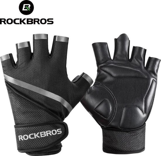 ROCKBROS Gym anti-slip ademende beschermende handschoenen voor fiets en  buitensport en... | bol.com