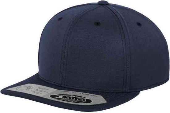 Flexfit - 110 Fitted Snapback navy one size Snapback Pet - Blauw