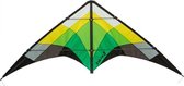 Hq Kites Tweelijnsvlieger Salsa Iii Jungle 188 Cm Groen/geel