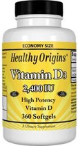 Vitamine D3, 5000 IE (360 Softgels) - Healthy Origins