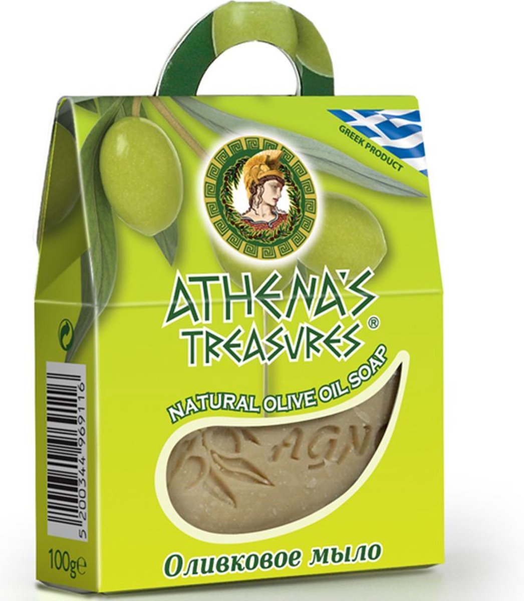 Goedkoopste Pharmaid Athena’s Treasures Olijfolie Zeep in Luxe Cadeaudoos – Natuurlijke Verzorging voor Gezicht & Lichaam (100g