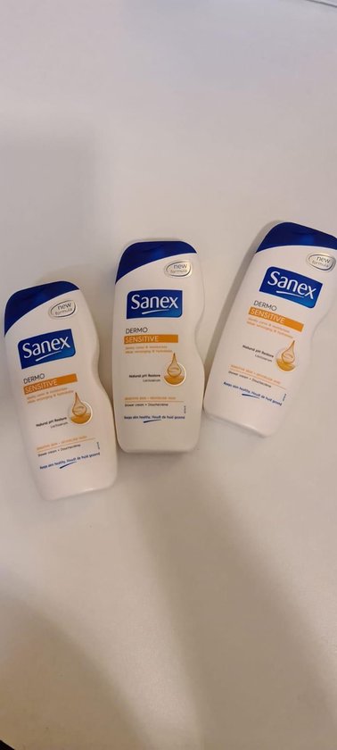 Sanex Dermo Sensitive - douchecreme 3 X 250ml!