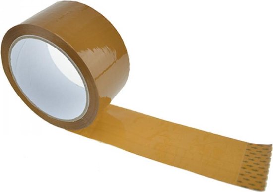 Bijdrage sponsor Haast je 36 rollen acryl verpakkingstape low noise - bruin - tape - plakband -  waterafstotend -... | bol.com