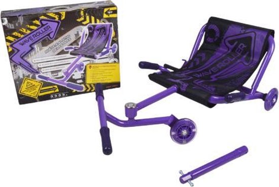 (Paars) -Waveroller- Skelter- wave roller-ligfiets-kart-buitenspeelgoed