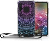 Case voor Huawei Nova 5T met ketting, hoesje voor mobiele telefoon met koord telefoontasje crossbody