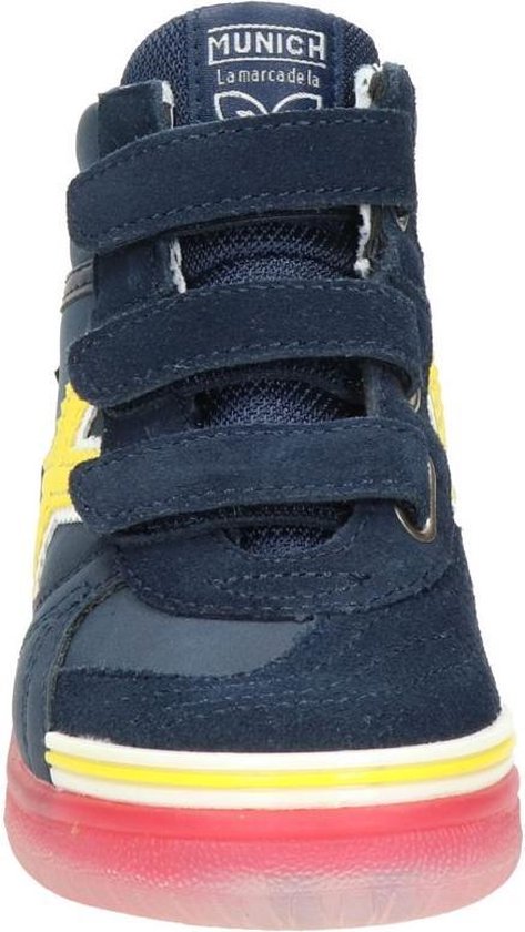 Munich jongens klittenbandschoen - Blauw - Maat 27 | bol.com