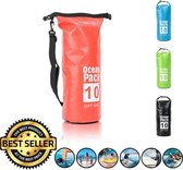 Decopatent® Waterdichte Tas - Dry bag - 10L - Ocean Pack - Dry Sack - Survival Outdoor Rugzak - Drybags - Boottas - Zeiltas - Rood